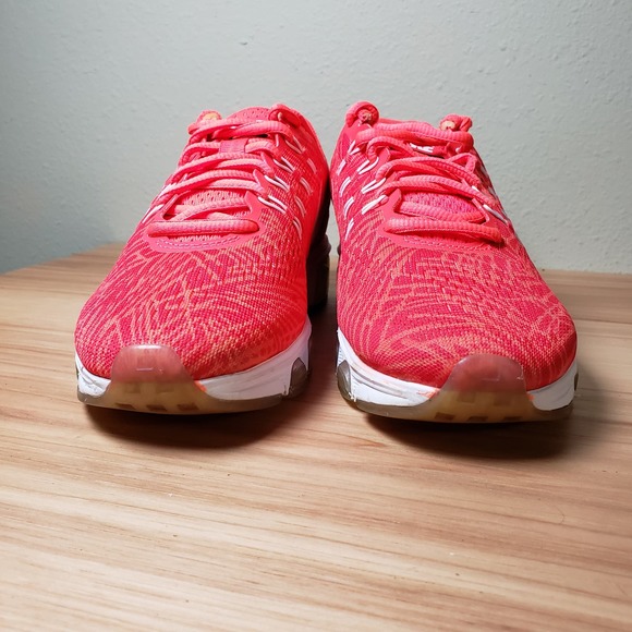 Nike Women's Size 7.5 Air Max Tailwind Running Shoe Crimson Hyper Orange Sneaker - Picture 3 of 9